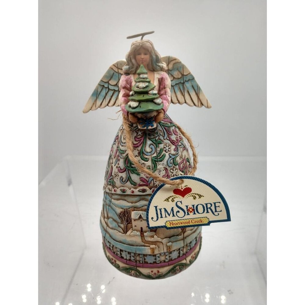Jim Shore Heartwood Creek 2006 "Landscape Sleeps" Angel Figurine Hand-Painted  5